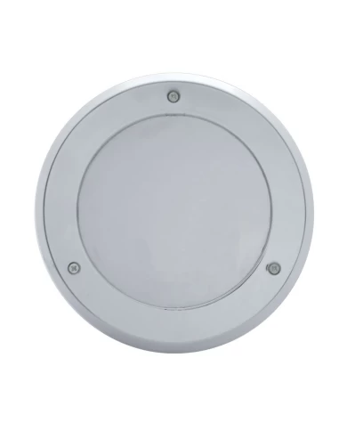 (CARD) CHROME PLASTIC 4" MIRROR BEZEL (CARD) CHROME PLASTIC 4" MIRROR BEZEL