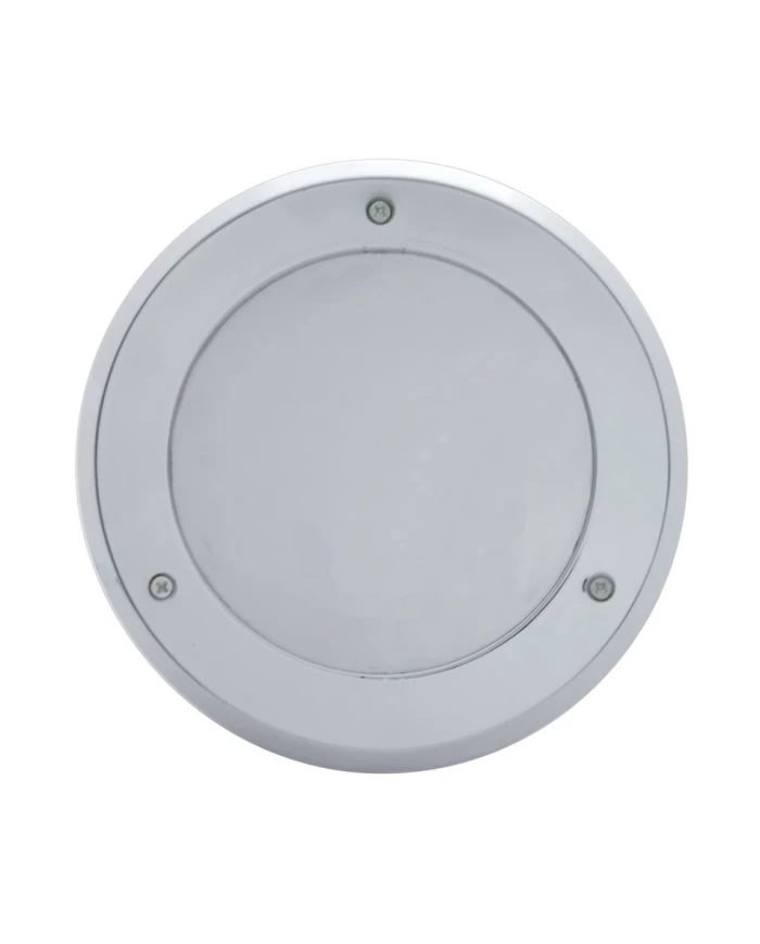 (CARD) CHROME PLASTIC 4" MIRROR BEZEL (CARD) CHROME PLASTIC 4" MIRROR BEZEL