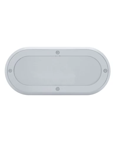 (CARD) CHROME PLASTIC OVAL MIRROR BEZEL (CARD) CHROME PLASTIC OVAL MIRROR BEZEL