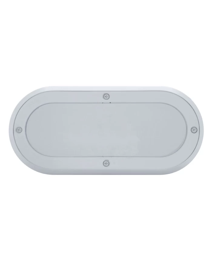(CARD) CHROME PLASTIC OVAL MIRROR BEZEL