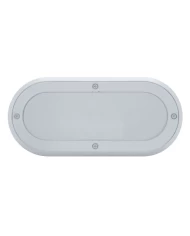 (CARD) CHROME PLASTIC OVAL MIRROR BEZEL (CARD) CHROME PLASTIC OVAL MIRROR BEZEL