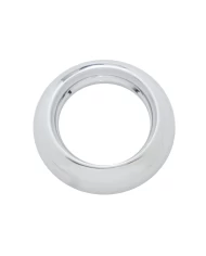 (CARD) CHROME PLASTIC TWIST-ON 2" LIGHT BEZEL