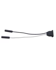 (CARD) 2 WIRE ADAPTOR - 2 FEMALE BULLET PLUG TO 2 CONTACT PLUG ADAPTOR (CARD) 2 WIRE ADAPTOR - 2 FEMALE BULLET PLUG TO 2 CONTACT PLUG ADAPTOR