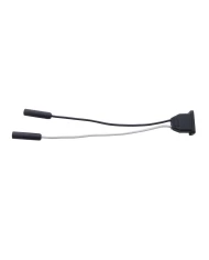 (BULK) 2 WIRE ADAPTOR - 2 FEMALE BULLET PLUG TO 2 CONTACT PLUG ADAPTOR (BULK) 2 WIRE ADAPTOR - 2 FEMALE BULLET PLUG TO 2 CONTACT PLUG ADAPTOR