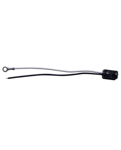 (BULK) 2 WIRE PLUG - BLACK (HOT) WIRE SNAPPED END (BULK) 2 WIRE PLUG - BLACK (HOT) WIRE SNAPPED END