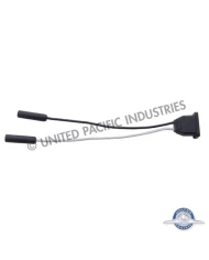 (BULK) 3 WIRE PLUG - WHITE GROUND WIRE W/ 10 RING TERMINATION