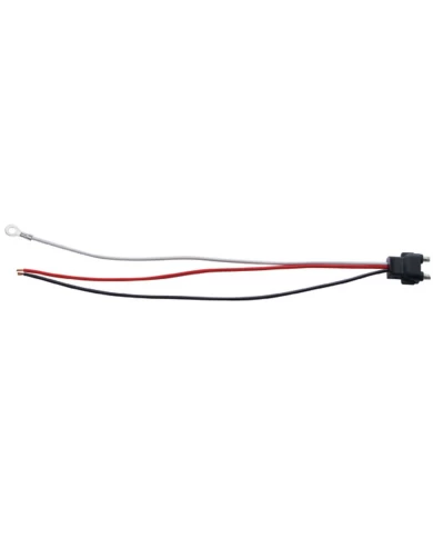 (BULK) 3 WIRE PLUG - WHITE GROUND WIRE W/ 10 RING TERMINATION (BULK) 3 WIRE PLUG - WHITE GROUND WIRE W/ 10 RING TERMINATION