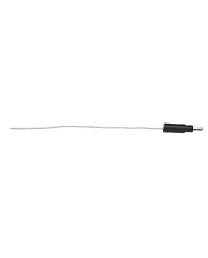 (CARD) SINGLE LEAD WIRE W/ .180 BULLET TERMINATION & STRIPPED END - WHITE