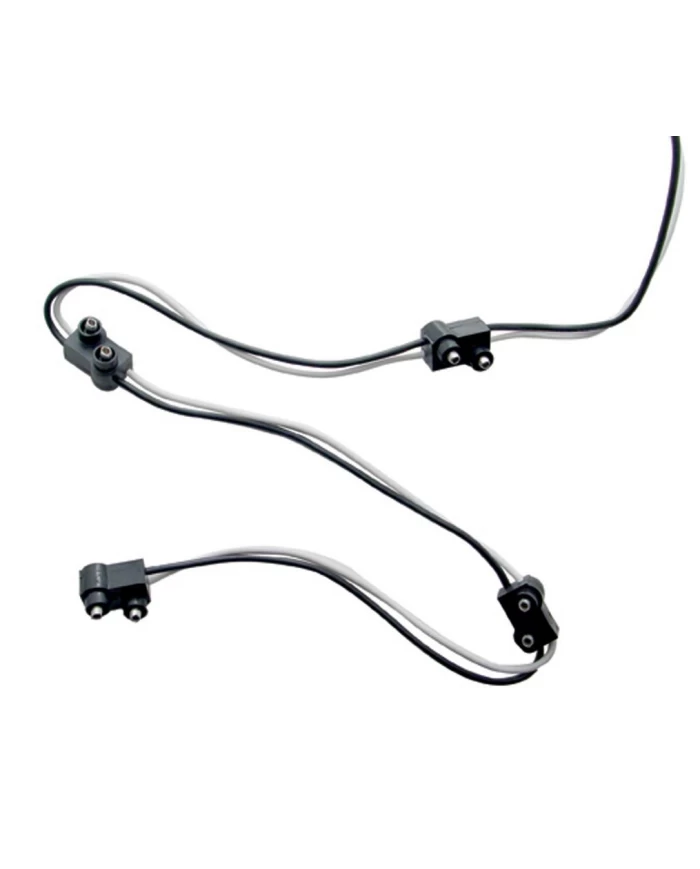 (BULK) WIRE HARNESS - 7" WIRE LEAD W/ 4 MOLDED 2 WIRE PLUG