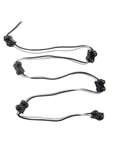 (BULK) WIRE HARNESS - 7" WIRE LEAD W/ 6 MOLDED 2 WIRE PLUGS (BULK) WIRE HARNESS - 7" WIRE LEAD W/ 6 MOLDED 2 WIRE PLUGS