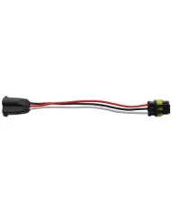 (BULK) 3 WIRE MOLDED LED PLUG ADAPTER - FEMALE TO FEMALE ADAPTOR (BULK) 3 WIRE MOLDED LED PLUG ADAPTER - FEMALE TO FEMALE ADAPTOR