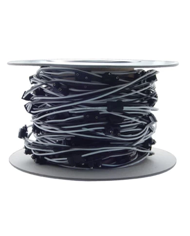 (ROLL) 2 WIRE PLUG WIRE HARNESS - 100' LONG W/ 12" WIRE LEAD, APPROXIMATELY 100 PLUG (ROLL) 2 WIRE PLUG WIRE HARNESS - 100' LONG W/ 12" WIRE LEAD, APPROXIMATELY 100 PLUG