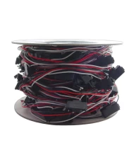 (ROLL) WIRE HARNESS - 12" WIRE LEAD W/ 100 MOLDED 3 WIRE RIGHT ANGLE PLUG (ROLL) WIRE HARNESS - 12" WIRE LEAD W/ 100 MOLDED 3 WIRE RIGHT ANGLE PLUG