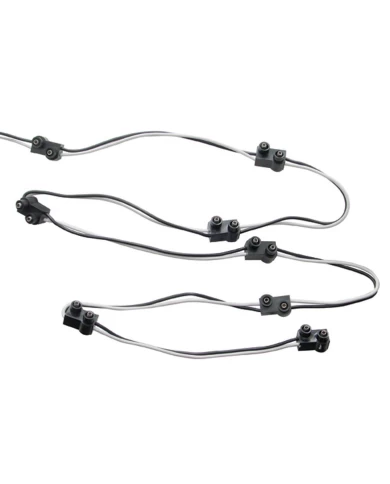 (BULK) WIRE HARNESS - 7" WIRE LEAD W/ 8 MOLDED 2 WIRE PLUG (BULK) WIRE HARNESS - 7" WIRE LEAD W/ 8 MOLDED 2 WIRE PLUG