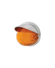 (BULK) 9 LED DUAL FUNCTION “GLO” WATERMELON LIGHT - FLUSH MOUNT WITH VISOR - AMBER LED / AMBER LENS (BULK) 9 LED DUAL FUNCTION “GLO” WATERMELON LIGHT - FLUSH MOUNT WITH VISOR - AMBER LED / AMBER LENS