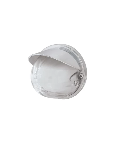 (BULK) 9 LED DUAL FUNCTION “GLO” WATERMELON LIGHT - FLUSH MOUNT WITH VISOR - AMBER LED / CLEAR LENS (BULK) 9 LED DUAL FUNCTION “GLO” WATERMELON LIGHT - FLUSH MOUNT WITH VISOR - AMBER LED / CLEAR LENS