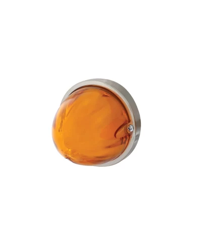 (BULK) 9 LED DUAL FUNCTION “GLO” WATERMELON LIGHT - FLUSH MOUNT - AMBER LED / AMBER LENS (BULK) 9 LED DUAL FUNCTION “GLO” WATERMELON LIGHT - FLUSH MOUNT - AMBER LED / AMBER LENS