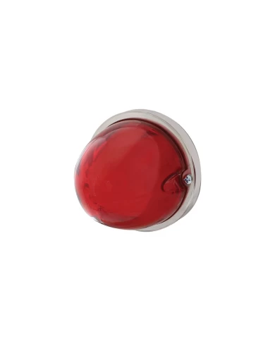 (BULK) 9 LED DUAL FUNCTION “GLO” WATERMELON LIGHT - FLUSH MOUNT - RED LED / RED LENS (BULK) 9 LED DUAL FUNCTION “GLO” WATERMELON LIGHT - FLUSH MOUNT - RED LED / RED LENS