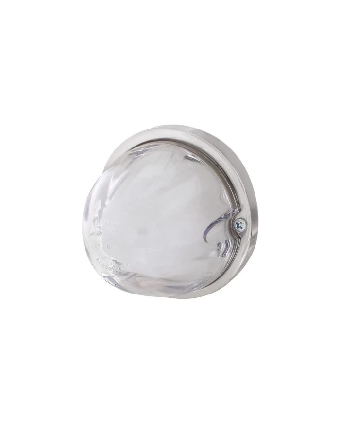 (BULK) 9 LED DUAL FUNCTION “GLO” WATERMELON LIGHT - FLUSH MOUNT - RED LED / CLEAR LENS (BULK) 9 LED DUAL FUNCTION “GLO” WATERMELON LIGHT - FLUSH MOUNT - RED LED / CLEAR LENS