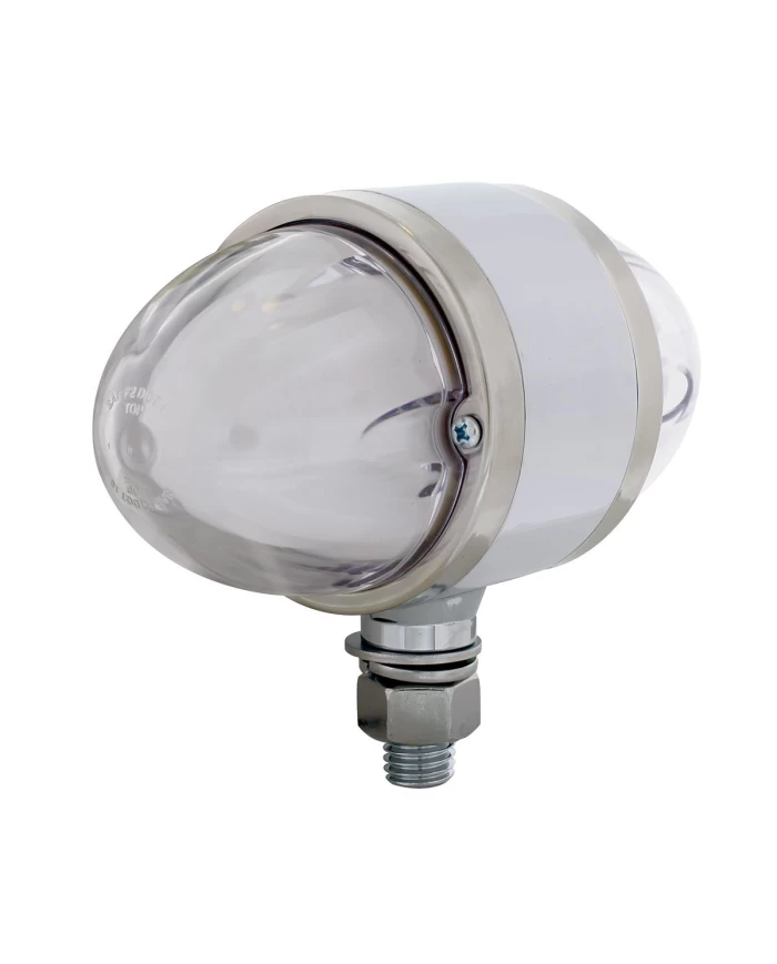 (BULK) 9 LED DUAL FUNCTION DOUBLE FACE “GLO” LIGHT - AMBER LED / CLEAR LENS & RED LED / CLEAR LENS (BULK) 9 LED DUAL FUNCTION DOUBLE FACE “GLO” LIGHT - AMBER LED / CLEAR LENS & RED LED / CLEAR LENS