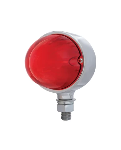 (BULK) 9 LED DUAL FUNCTION SINGLE FACE “GLO” LIGHT - RED LED / RED LENS (BULK) 9 LED DUAL FUNCTION SINGLE FACE “GLO” LIGHT - RED LED / RED LENS