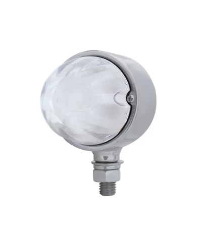(BULK) 9 LED DUAL FUNCTION SINGLE FACE “GLO” LIGHT - AMBER LED / CLEAR LENS (BULK) 9 LED DUAL FUNCTION SINGLE FACE “GLO” LIGHT - AMBER LED / CLEAR LENS