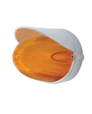 (BULK) 9 LED DUAL FUNCTION “GLO” WATERMELON LIGHT - FLUSH MOUNT WITH VISOR - AMBER LED / AMBER LENS (BULK) 9 LED DUAL FUNCTION “GLO” WATERMELON LIGHT - FLUSH MOUNT WITH VISOR - AMBER LED / AMBER LENS