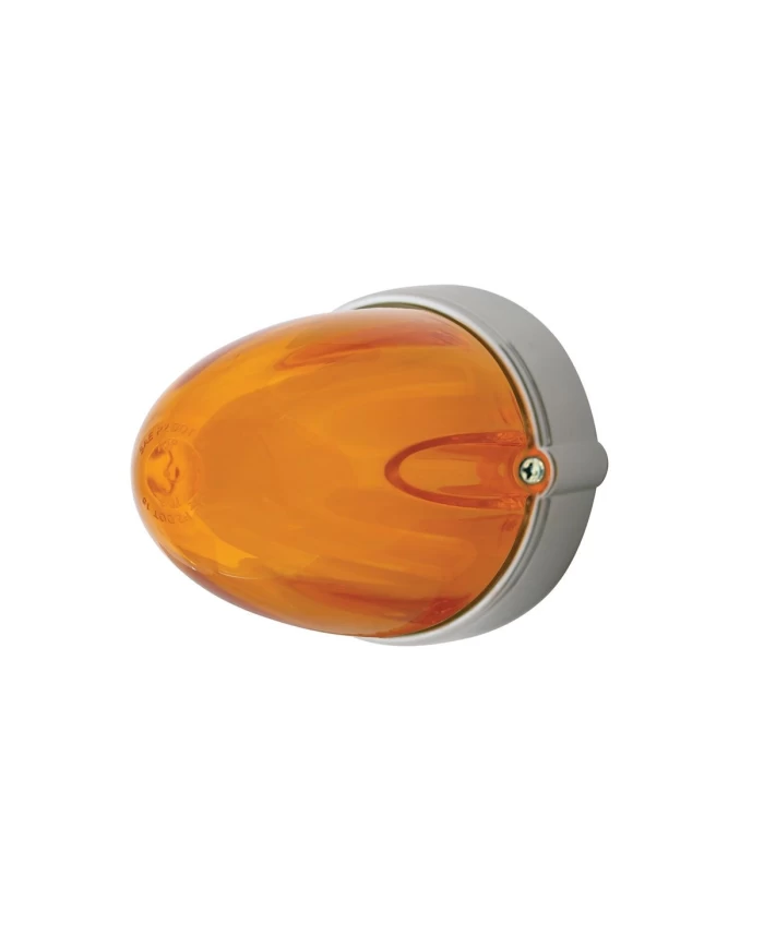 (BULK) 9 LED DUAL FUNCTION “GLO” WATERMELON LIGHT - FLUSH MOUNT - AMBER LED / AMBER LENS (BULK) 9 LED DUAL FUNCTION “GLO” WATERMELON LIGHT - FLUSH MOUNT - AMBER LED / AMBER LENS