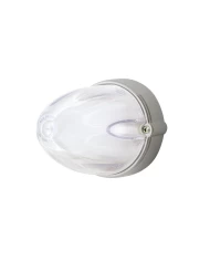(BULK) 9 LED DUAL FUNCTION “GLO” WATERMELON LIGHT - FLUSH MOUNT - AMBER LED / CLEAR LENS (BULK) 9 LED DUAL FUNCTION “GLO” WATERMELON LIGHT - FLUSH MOUNT - AMBER LED / CLEAR LENS