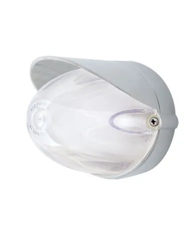 UP34443-9 LED Dual Function GloLight Watermelon Grakon 1000 Flush Mount Kit With Visor - Amber LED/Clear Lens