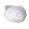 UP34443-9 LED Dual Function GloLight Watermelon Grakon 1000 Flush Mount Kit With Visor - Amber LED/Clear Lens