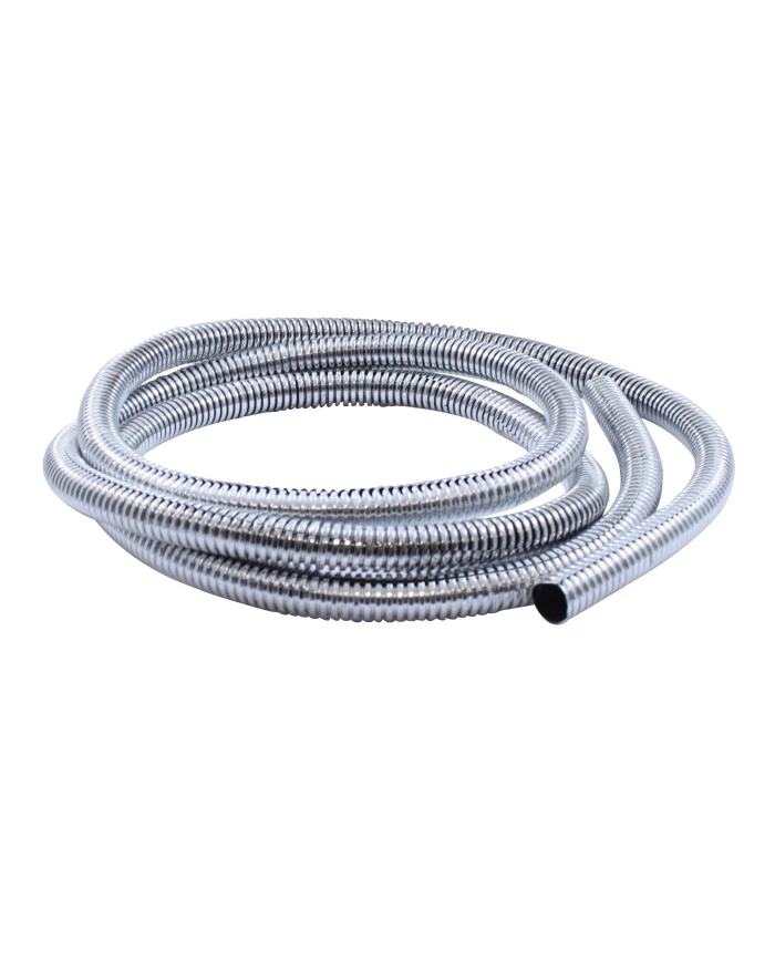 (PACK) 72" CHROME PLASTIC WIRE LOOM - ¹ 3/8" (PACK) 72" CHROME PLASTIC WIRE LOOM - ¹ 3/8"