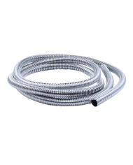 (PACK) 72" CHROME PLASTIC WIRE LOOM - ¹ 3/8" (PACK) 72" CHROME PLASTIC WIRE LOOM - ¹ 3/8"