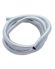 (PACK) 72" CHROME PLASTIC WIRE LOOM - ¹ 1/2" (PACK) 72" CHROME PLASTIC WIRE LOOM - ¹ 1/2"