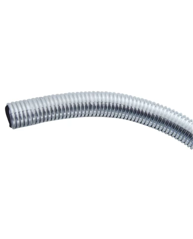 (PACK) 72" CHROME PLASTIC WIRE LOOM - ¹ 5/8" (PACK) 72" CHROME PLASTIC WIRE LOOM - ¹ 5/8"