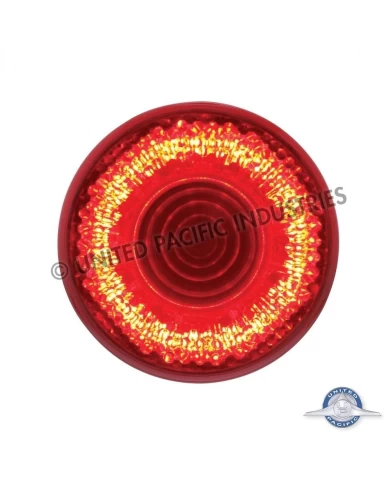 (CARD) 9 LED 2 " CLEARANCE/MARKER "MIRAGE" LIGHT - RED LED/RED LENS (CARD) 9 LED 2 " CLEARANCE/MARKER "MIRAGE" LIGHT - RED LED/RED LENS
