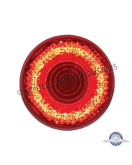 (CARD) 9 LED 2 " CLEARANCE/MARKER "MIRAGE" LIGHT - RED LED/RED LENS