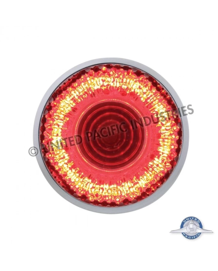 (CARD) 9 LED 2 " CLEARANCE/MARKER "MIRAGE" LIGHT - RED LED/CLEAR LENS (CARD) 9 LED 2 " CLEARANCE/MARKER "MIRAGE" LIGHT - RED LED/CLEAR LENS