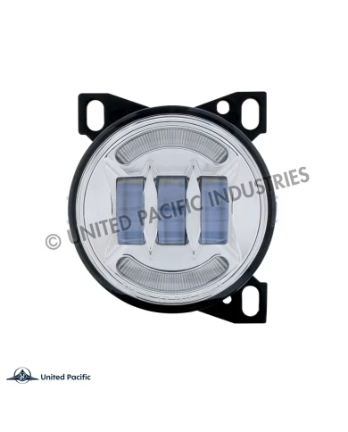 (CARD) 4 1/4" LED CHROME FOG LOGHT FOR PETERBILT 579/587 & KENWORTH T660 SERIES (CARD) 4 1/4" LED CHROME FOG LOGHT FOR PETERBILT 579/587 & KENWORTH T660 SERIES