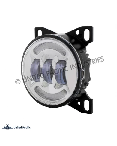 (CARD) 4 1/4" LED CHROME FOG LOGHT FOR PETERBILT 579/587 & KENWORTH T660 SERIES (CARD) 4 1/4" LED CHROME FOG LOGHT FOR PETERBILT 579/587 & KENWORTH T660 SERIES