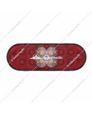 UP36609-6" Oval Combo Light w/ 14 LED Stop, Turn & Tail & 16 LED Back-Up -Red LED/Red Lens UP36609-6" Oval Combo Light w/ 14 LED Stop, Turn & Tail & 16 LED Back-Up -Red LED/Red Lens
