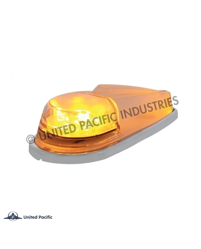 (BULK) 6 LED PICKUP CAB MARKER LIGHT- AMBER LED/CLEAR LENS (BULK) 6 LED PICKUP CAB MARKER LIGHT- AMBER LED/CLEAR LENS