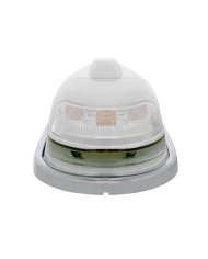 (BULK) 6 LED PICKUP CAB MARKER LIGHT- AMBER LED/CLEAR LENS (BULK) 6 LED PICKUP CAB MARKER LIGHT- AMBER LED/CLEAR LENS