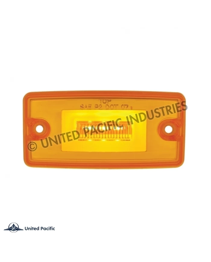 (CARD) 11 LED FREIGHTLINER "GLO" CAB LIGHT - AMBER