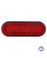 (CARD) 24 LED 6" OVAL S/T/T & P/T/C "MIRAGE" LIGHT - RED LED/RED LENS (CARD) 24 LED 6" OVAL S/T/T & P/T/C "MIRAGE" LIGHT - RED LED/RED LENS
