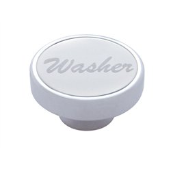 UP23533-"Washer" Dash Knob With Stainless Plaque