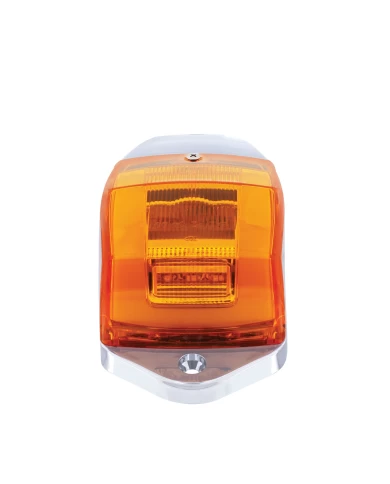(CARD) 24 LED RECTANGULAR CAB LIGHT ASSEMBLY - GLO LIGHT - AMBER LED/AMBER LENS (CARD) 24 LED RECTANGULAR CAB LIGHT ASSEMBLY - GLO LIGHT - AMBER LED/AMBER LENS