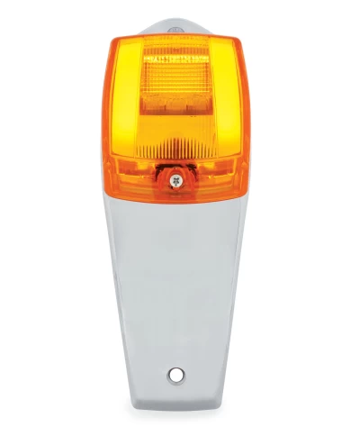 (CARD) 24 LED RECTANGULAR CAB LIGHT ASSEMBLY - GLO LIGHT - AMBER LED/AMBER LENS (CARD) 24 LED RECTANGULAR CAB LIGHT ASSEMBLY - GLO LIGHT - AMBER LED/AMBER LENS