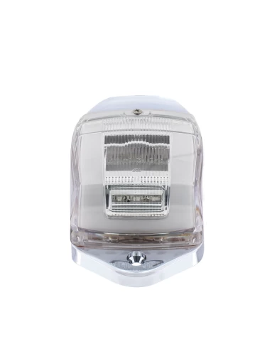 (CARD) 24 LED RECTANGULAR CAB LIGHT ASSEMBLY - GLO LIGHT - AMBER LED/CLEAR LENS (CARD) 24 LED RECTANGULAR CAB LIGHT ASSEMBLY - GLO LIGHT - AMBER LED/CLEAR LENS