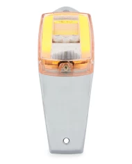 (CARD) 24 LED RECTANGULAR CAB LIGHT ASSEMBLY - GLO LIGHT - AMBER LED/CLEAR LENS (CARD) 24 LED RECTANGULAR CAB LIGHT ASSEMBLY - GLO LIGHT - AMBER LED/CLEAR LENS